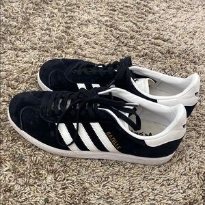 Adidas Black and White Low-Top Sneakers
